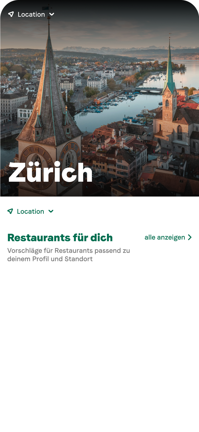 Die App für personalisierte Restaurantempfehlungen